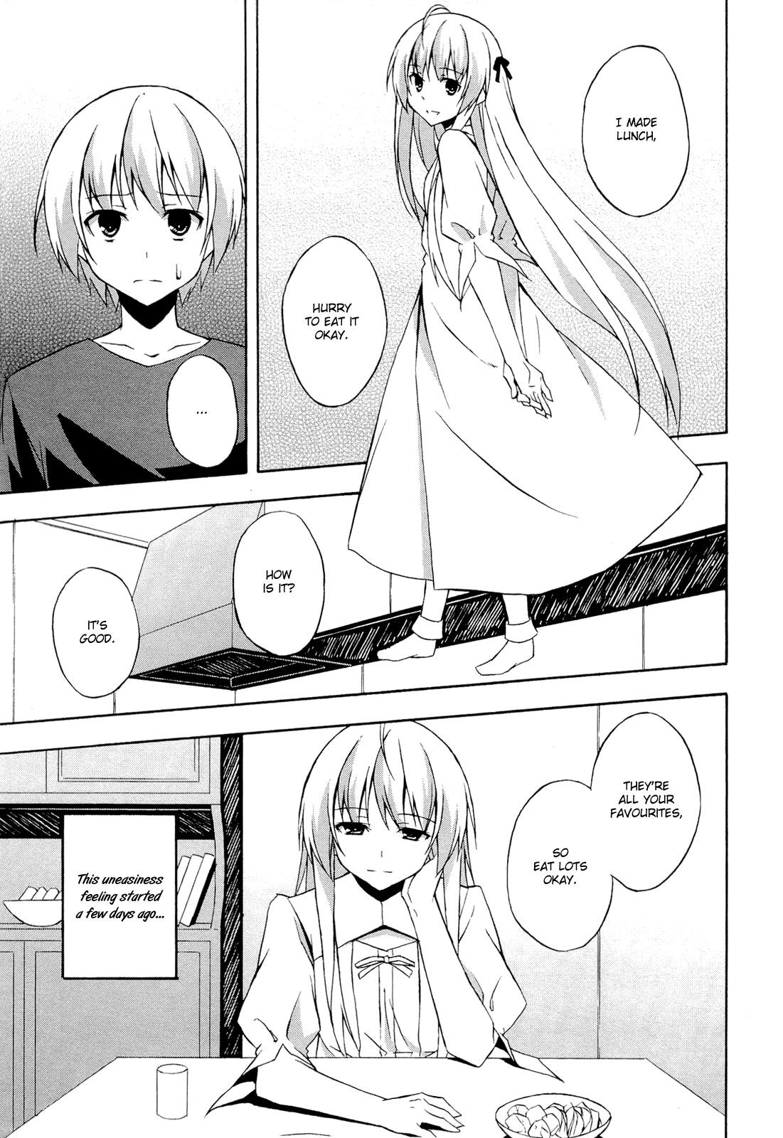 Yosuga no Sora Chapter 10 page 9 - Chapter 10: ...Yields No Progress