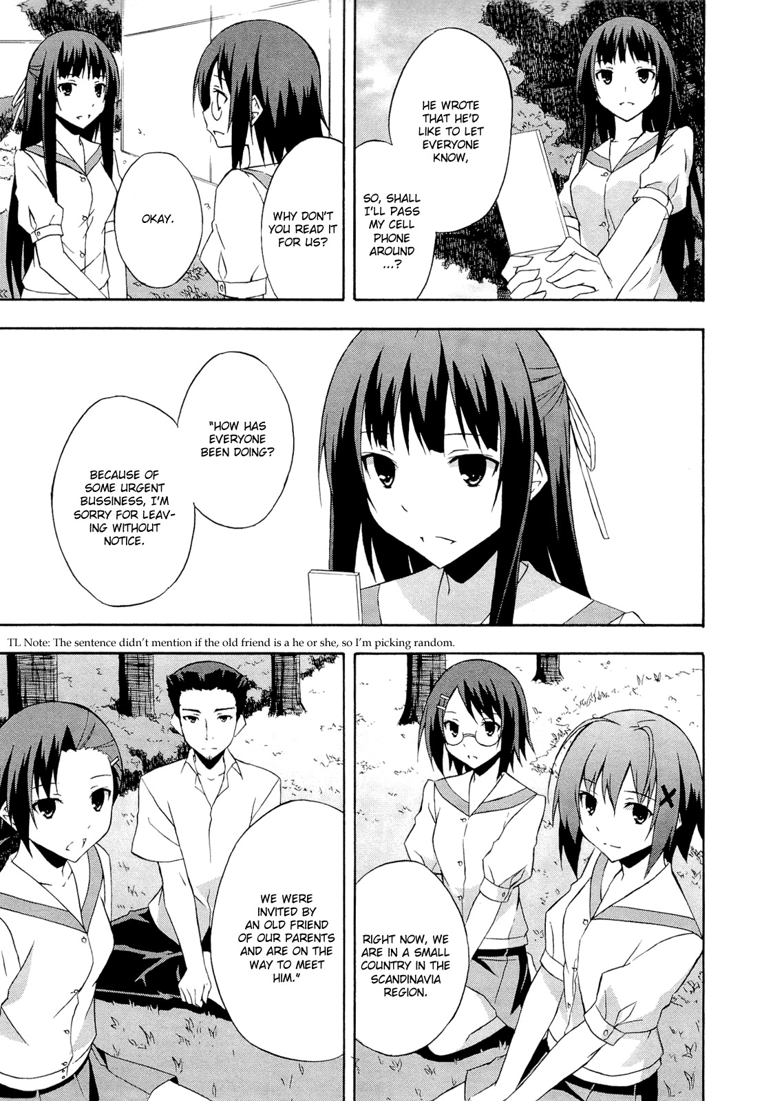 Yosuga no Sora Chapter 14 page 11 - Chapter 14: Faraway Sky