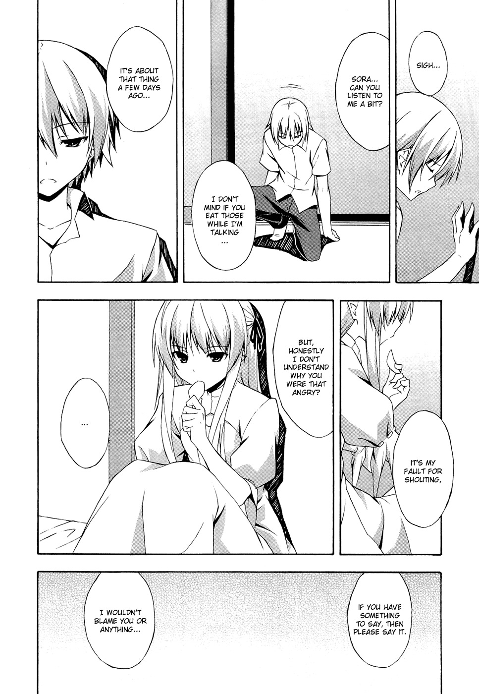 Yosuga no Sora Chapter 2 page 22 - Chapter 2: The Two People With Different Opinions