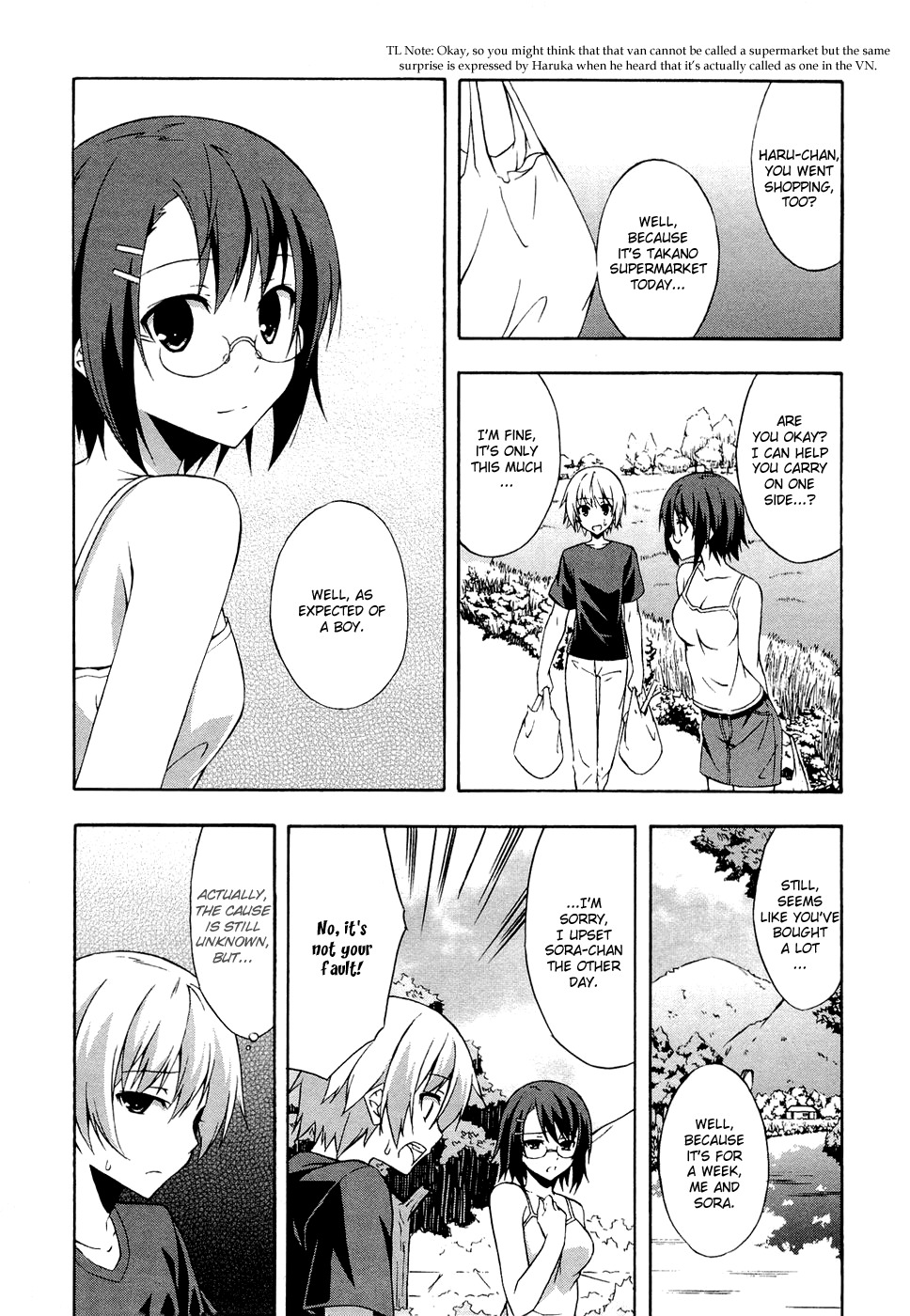 Yosuga no Sora Chapter 3 page 3 - Chapter 3: The One I Must Protect