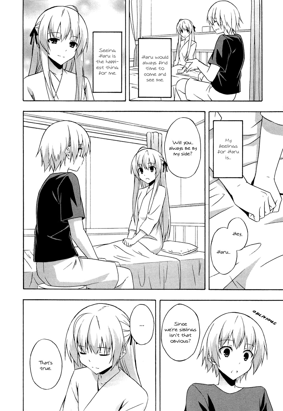 Yosuga no Sora Chapter 6 page 14 - Chapter 6: The Voice of Your Hearth