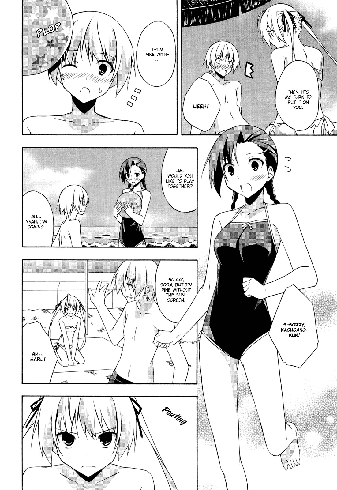 Yosuga no Sora Chapter 7 page 18 - Chapter 7: Let's Go to the Beach!