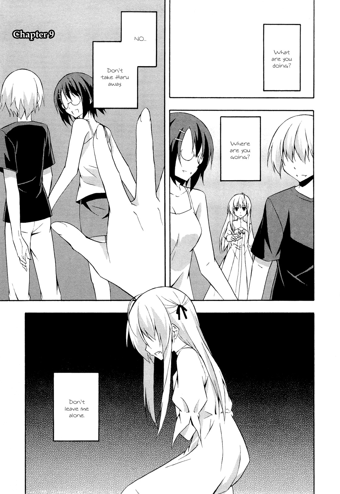 Yosuga no Sora Chapter 9 page 1 - Chapter 9: Beyond the Hardship...