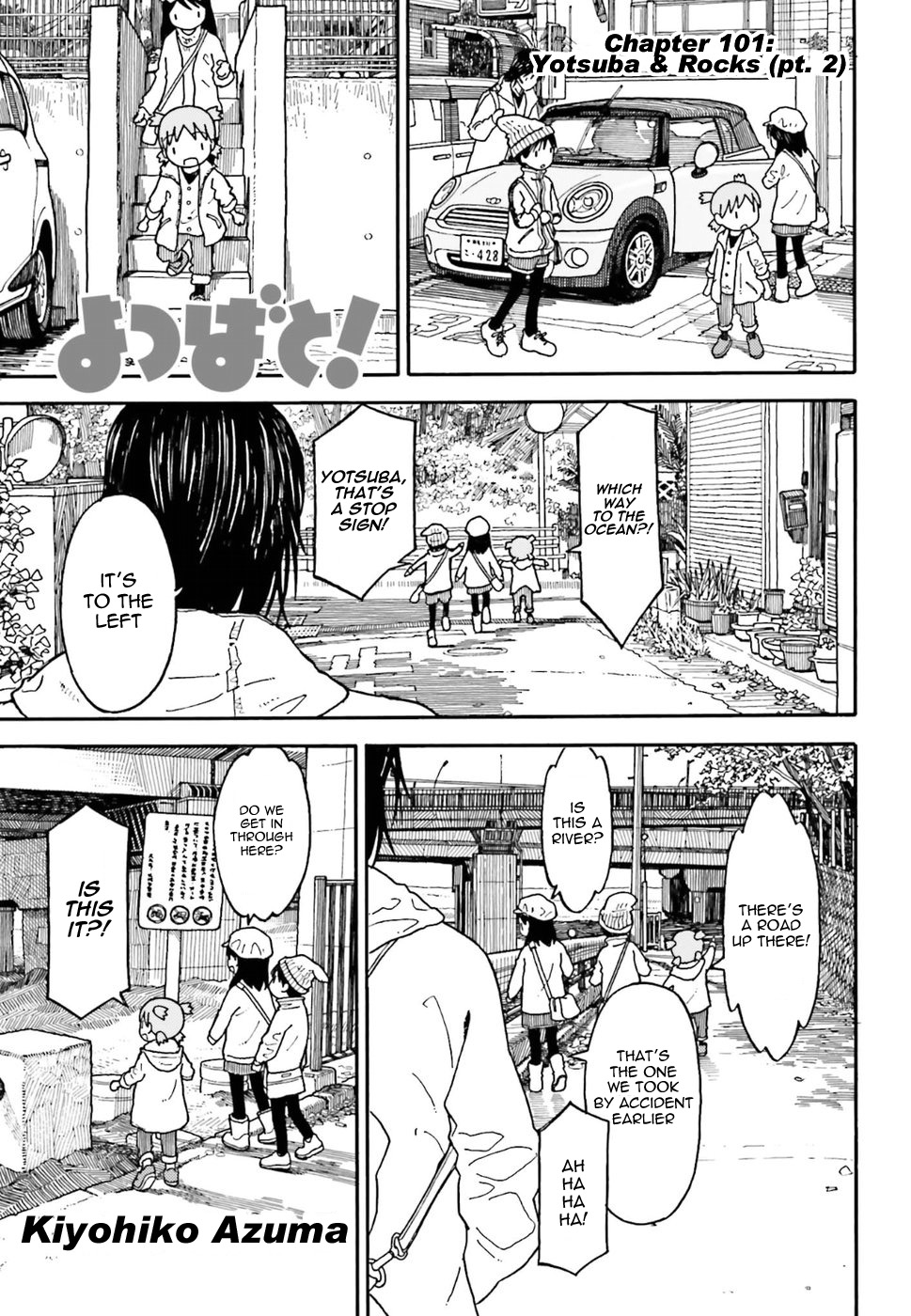 Yotsubato! Chapter 101 page 1 - Chapter 101: Yotsuba & Rocks (part 2)