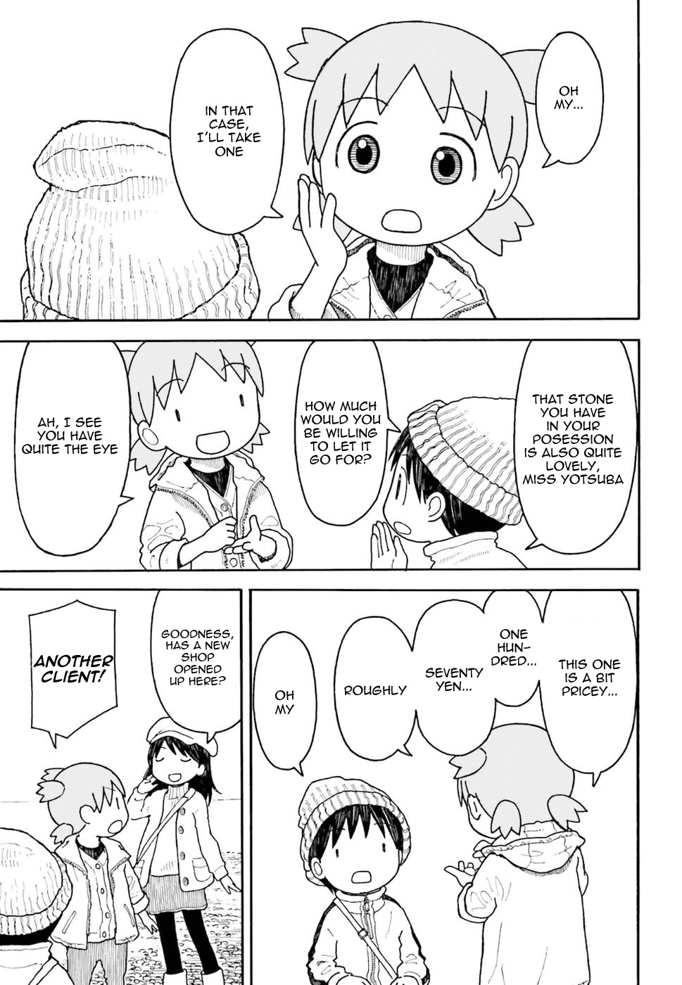 Yotsubato! Chapter 101 page 19 - Chapter 101: Yotsuba & Rocks (part 2)