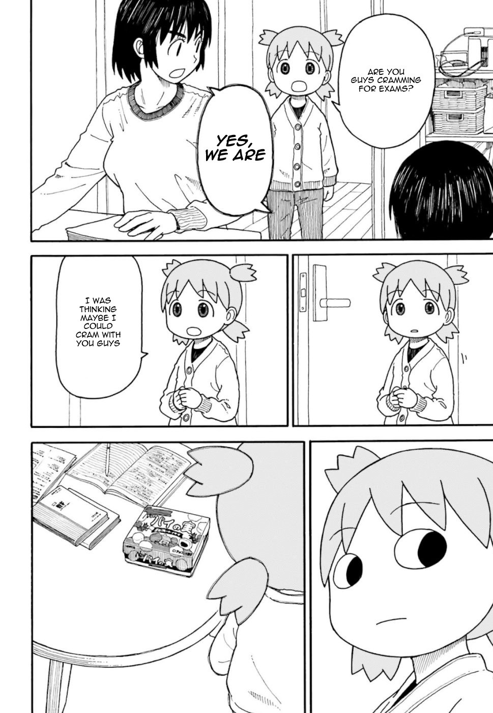 Yotsubato! Chapter 102 page 12 - Chapter 102: Yotsuba & Cramming (part 1)