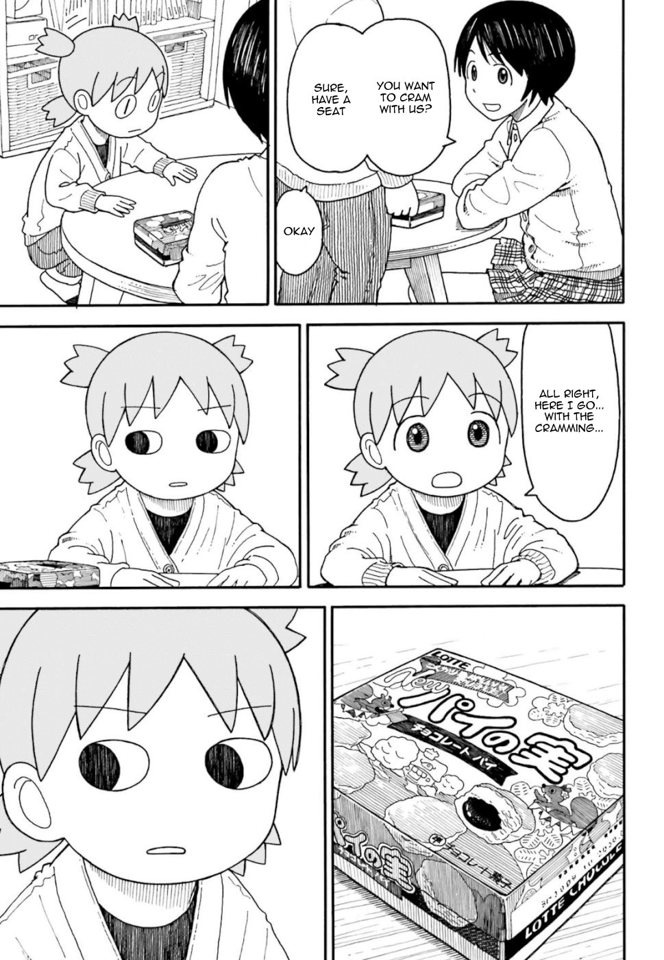 Yotsubato! Chapter 102 page 13 - Chapter 102: Yotsuba & Cramming (part 1)