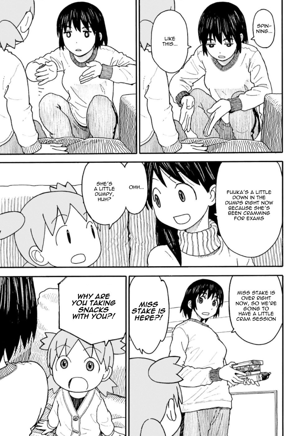 Yotsubato! Chapter 102 page 7 - Chapter 102: Yotsuba & Cramming (part 1)