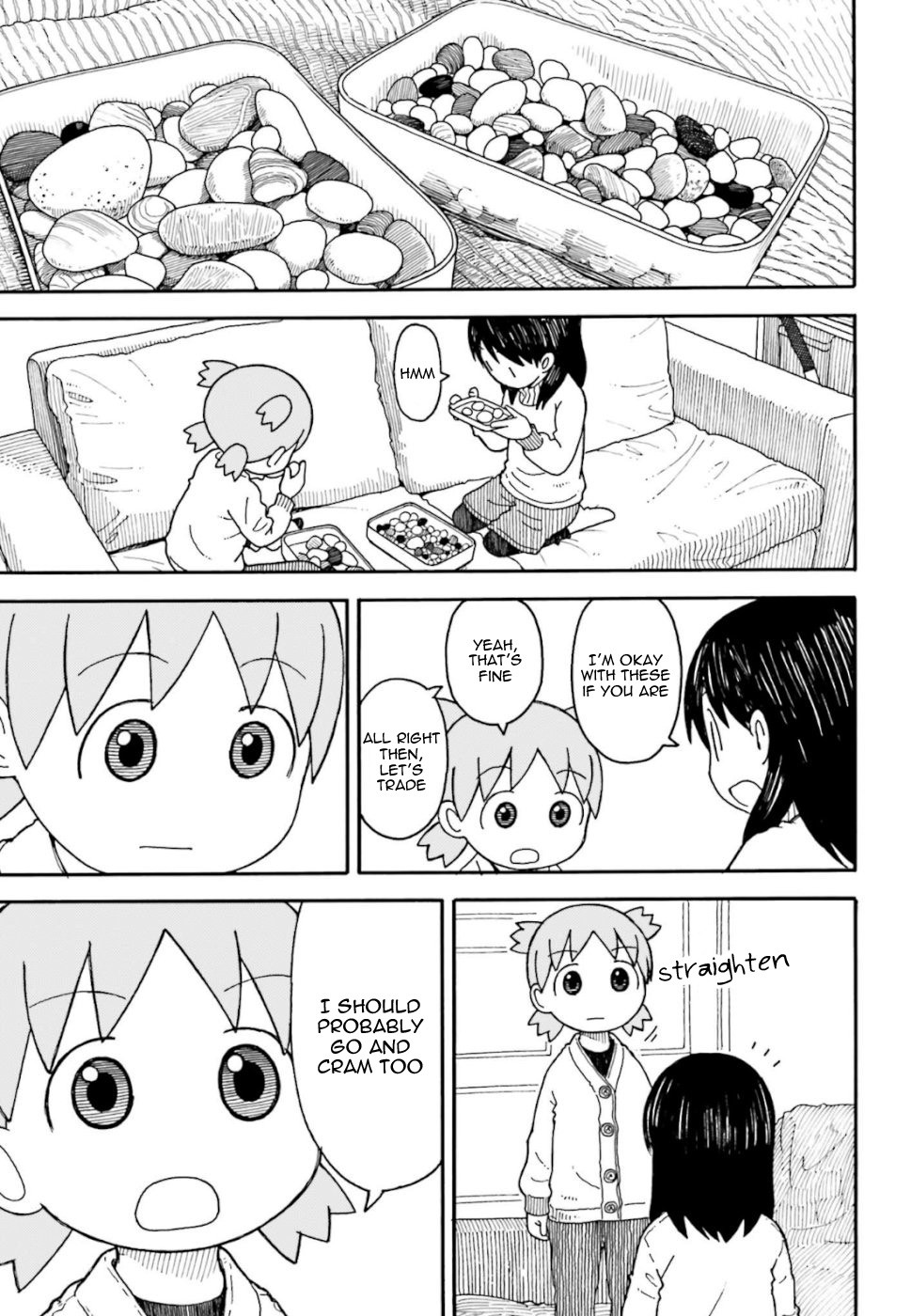 Yotsubato! Chapter 102 page 9 - Chapter 102: Yotsuba & Cramming (part 1)