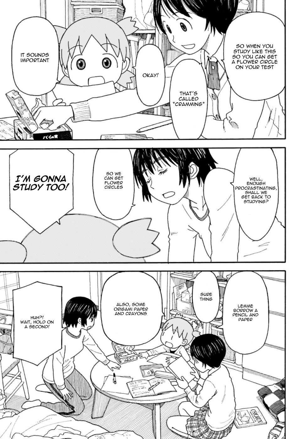 Yotsubato! Chapter 103 page 11 - Chapter 103: Yotsuba & Cramming (part 2)