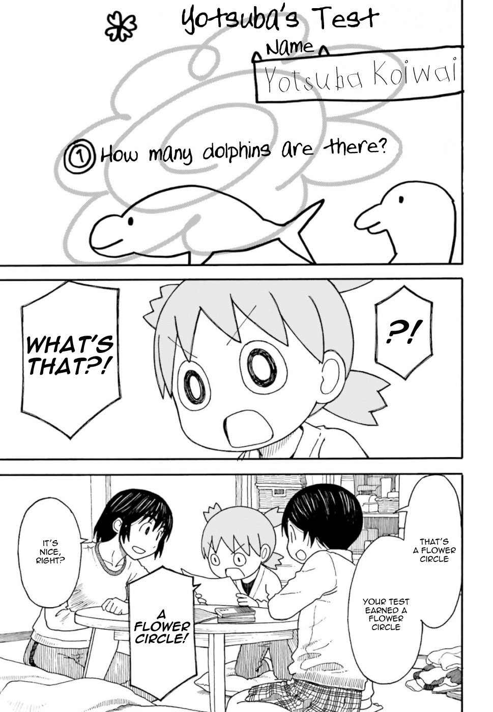 Yotsubato! Chapter 103 page 9 - Chapter 103: Yotsuba & Cramming (part 2)