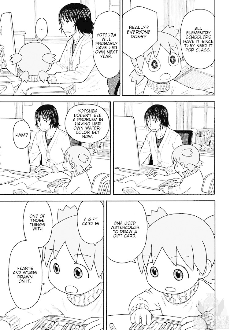 Yotsubato! Chapter 104 page 8 - Chapter 104: Yotsuba & Watercolor