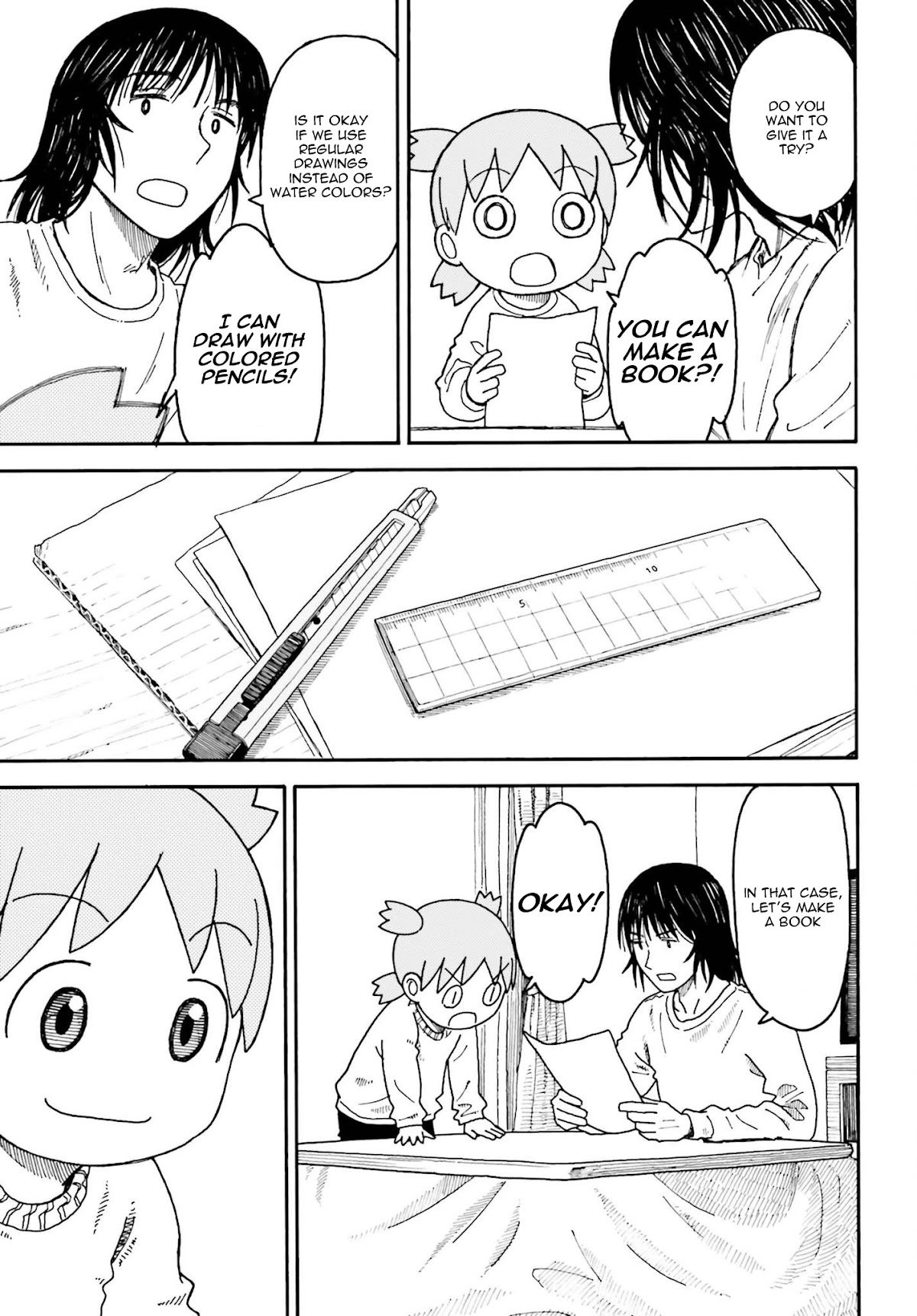Yotsubato! Chapter 106 page 17 - Chapter 106: Yotsuba & Books