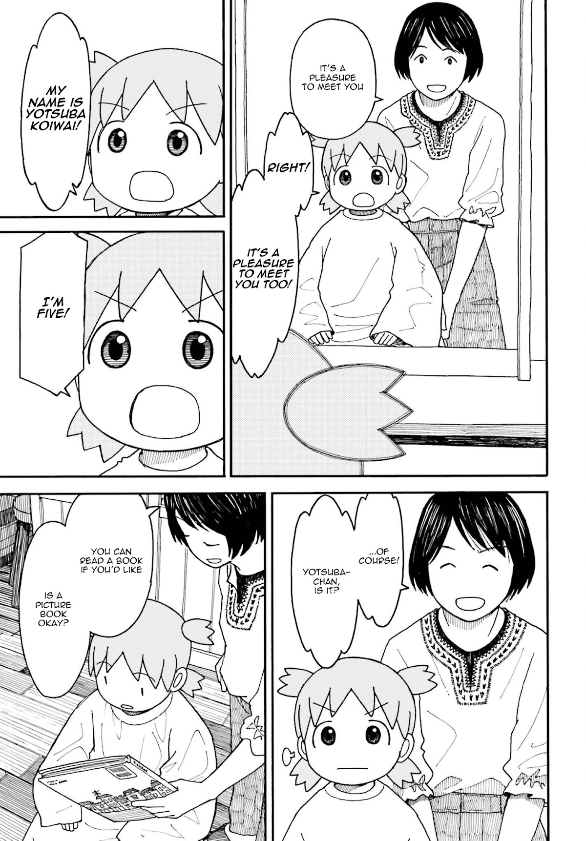 Yotsubato! Chapter 106 page 5 - Chapter 106: Yotsuba & Books