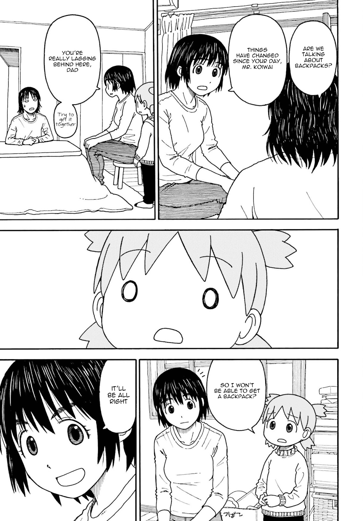 Yotsubato! Chapter 107 page 19 - Chapter 107: Yotsuba & Backpacks (part 1)