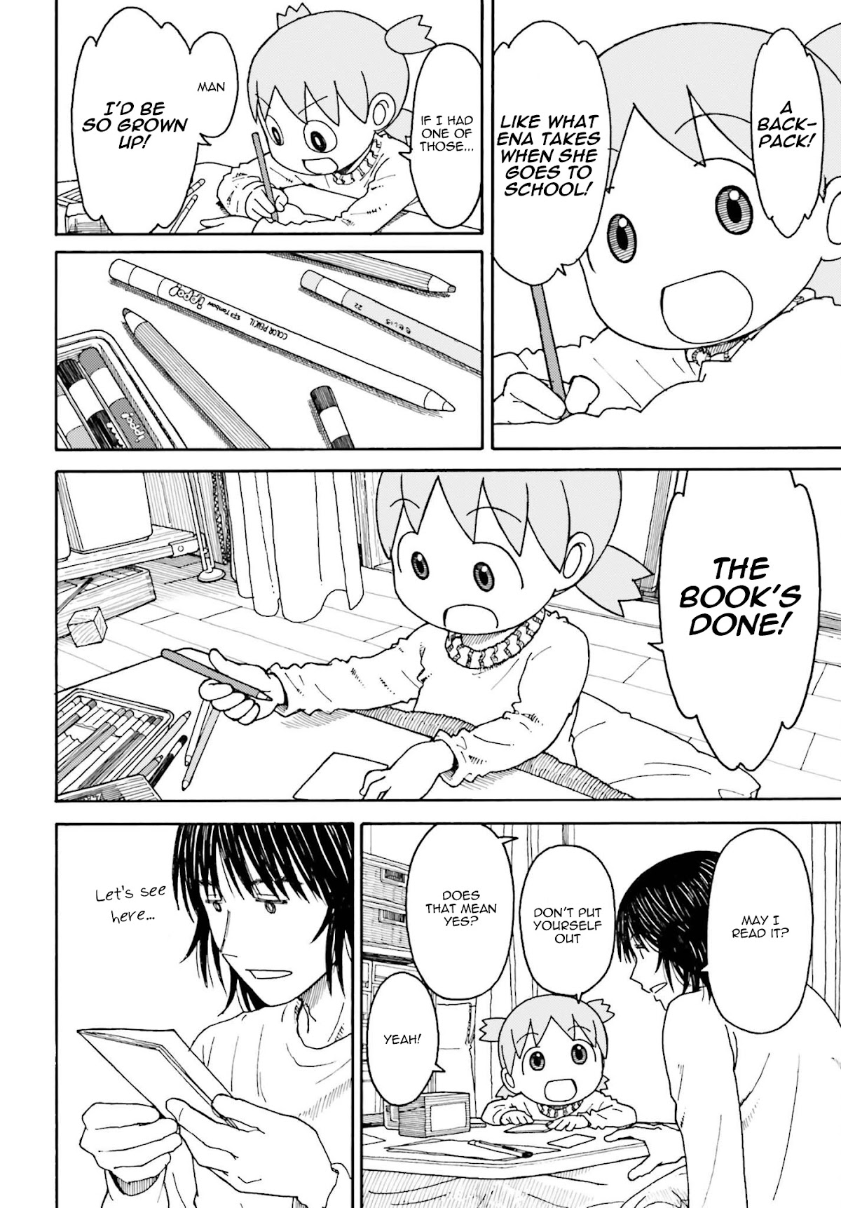 Yotsubato! Chapter 107 page 2 - Chapter 107: Yotsuba & Backpacks (part 1)