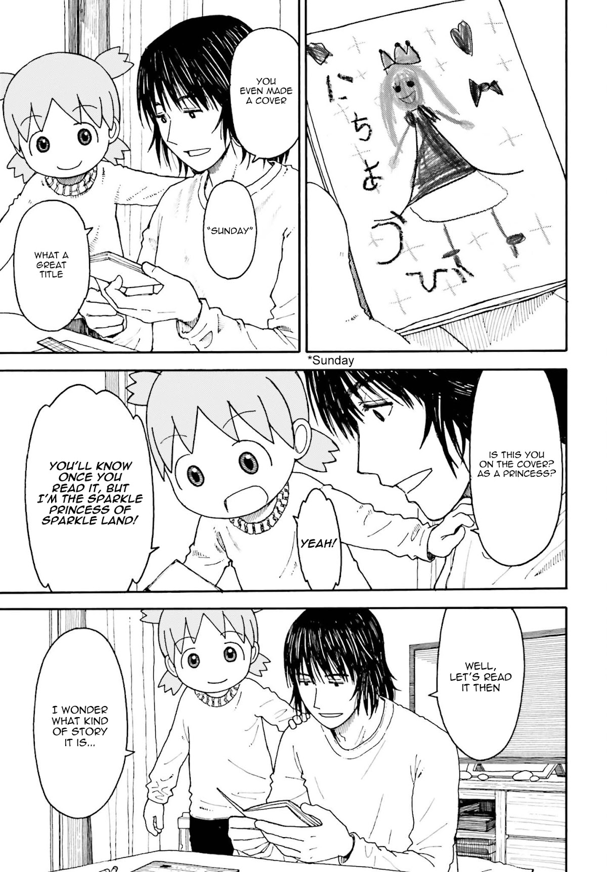 Yotsubato! Chapter 107 page 3 - Chapter 107: Yotsuba & Backpacks (part 1)