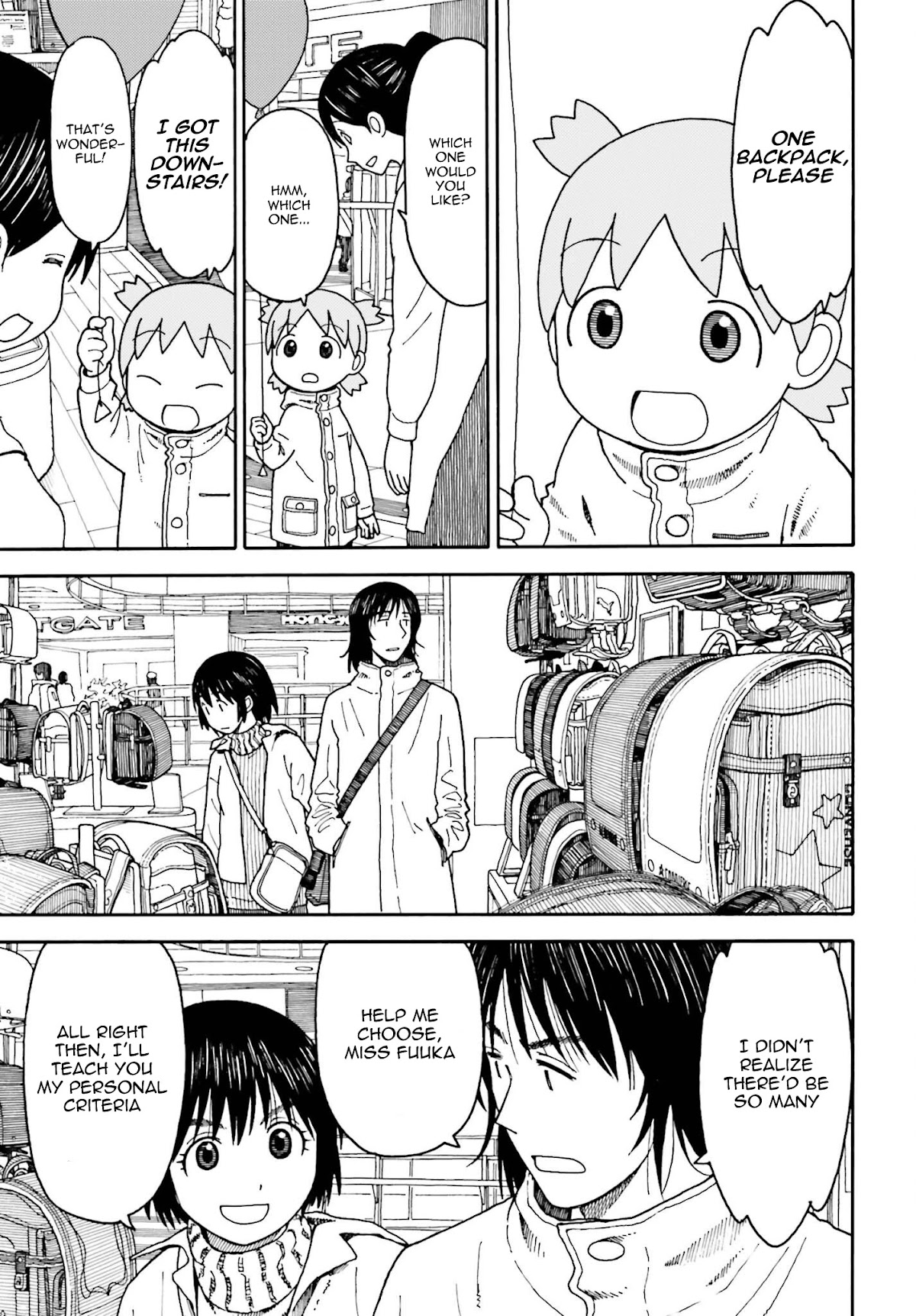 Yotsubato! Chapter 108 page 11 - Chapter 108: Yotsuba & Backpacks (part 2)