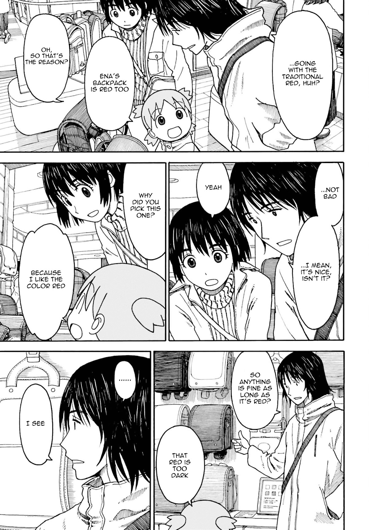 Yotsubato! Chapter 108 page 13 - Chapter 108: Yotsuba & Backpacks (part 2)