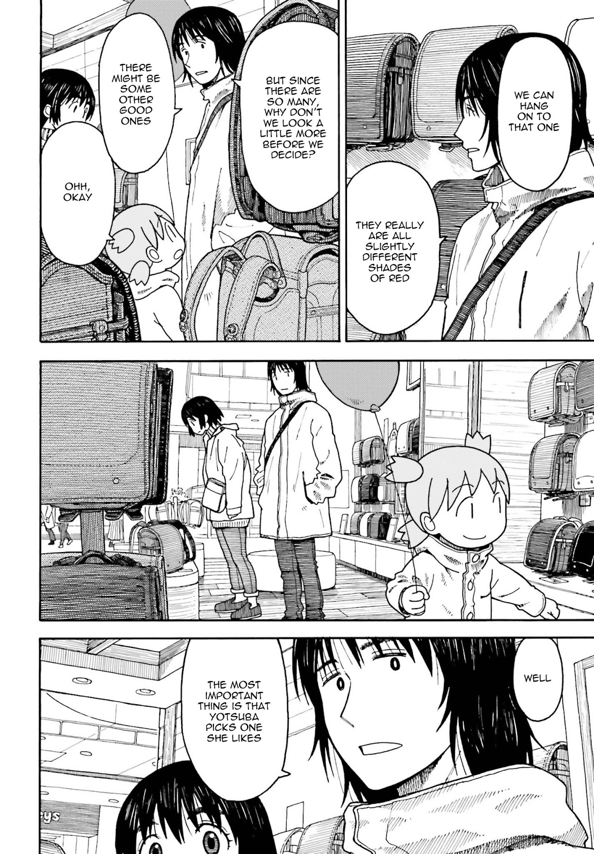 Yotsubato! Chapter 108 page 14 - Chapter 108: Yotsuba & Backpacks (part 2)