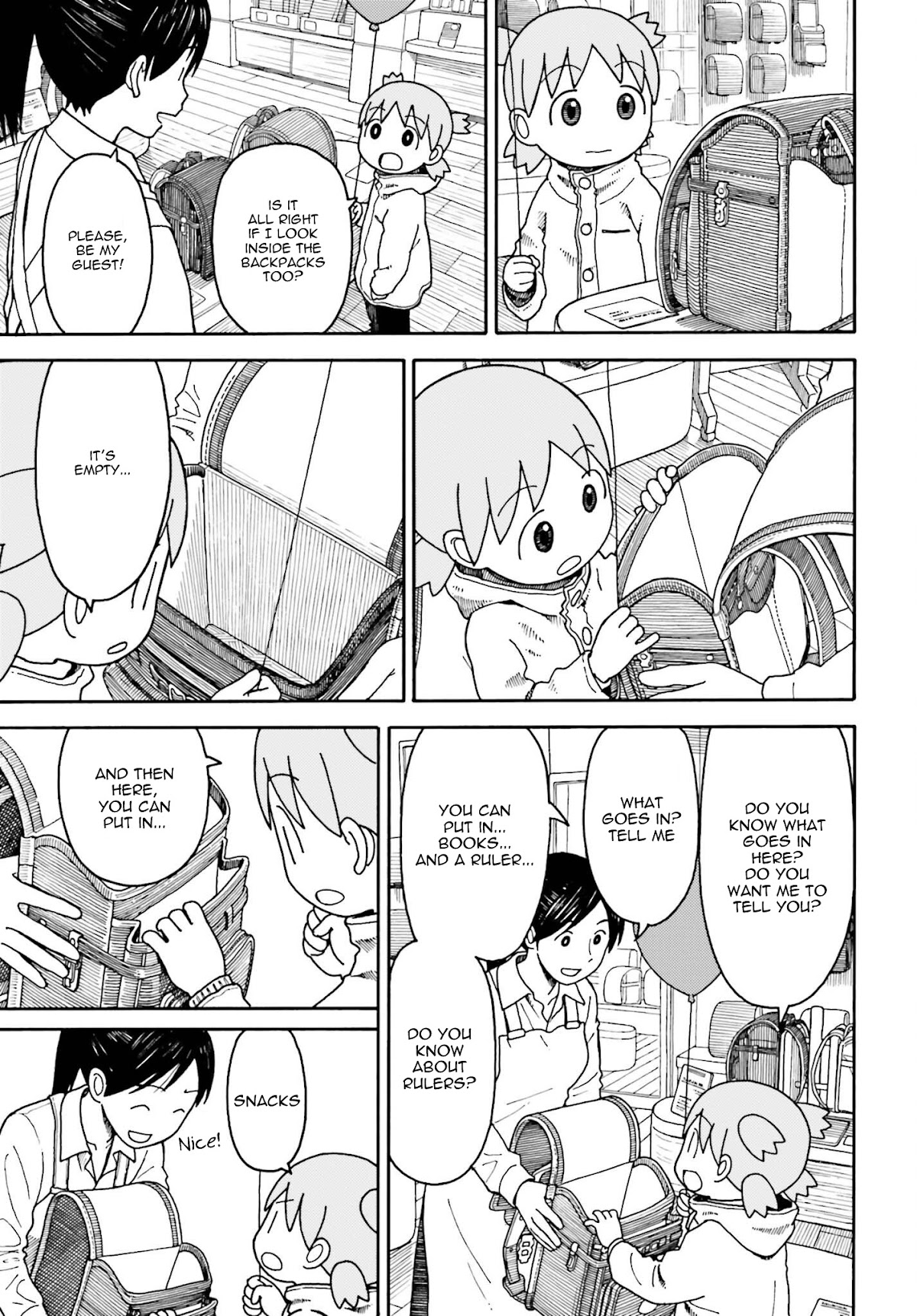 Yotsubato! Chapter 108 page 15 - Chapter 108: Yotsuba & Backpacks (part 2)