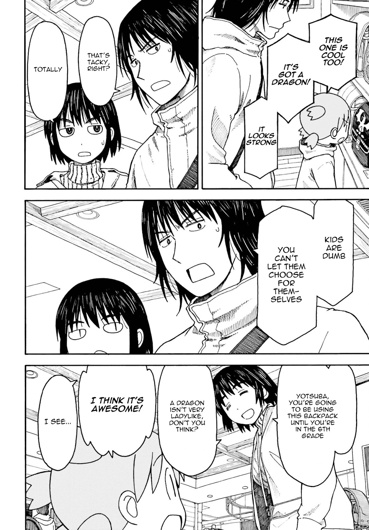 Yotsubato! Chapter 108 page 18 - Chapter 108: Yotsuba & Backpacks (part 2)