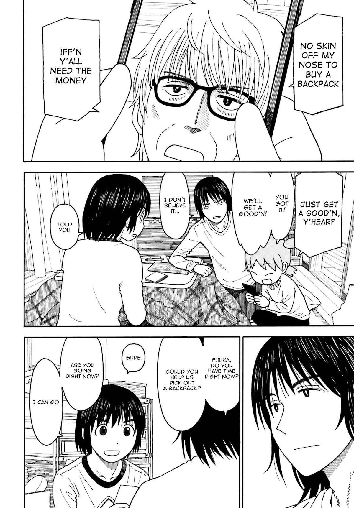 Yotsubato! Chapter 108 page 2 - Chapter 108: Yotsuba & Backpacks (part 2)