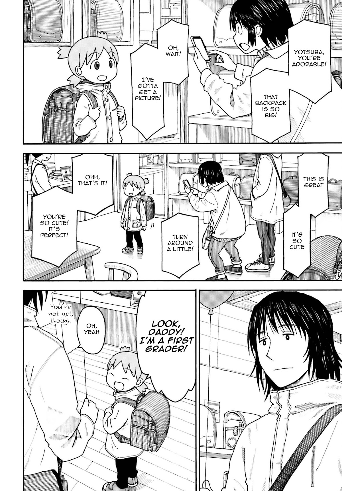 Yotsubato! Chapter 108 page 22 - Chapter 108: Yotsuba & Backpacks (part 2)