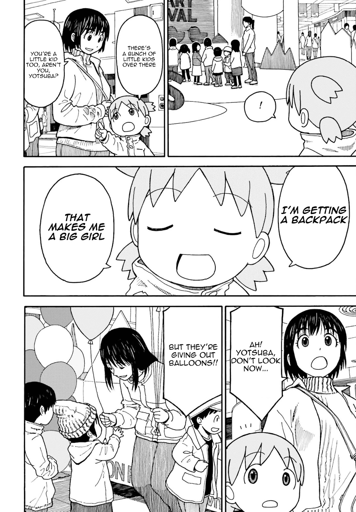 Yotsubato! Chapter 108 page 6 - Chapter 108: Yotsuba & Backpacks (part 2)