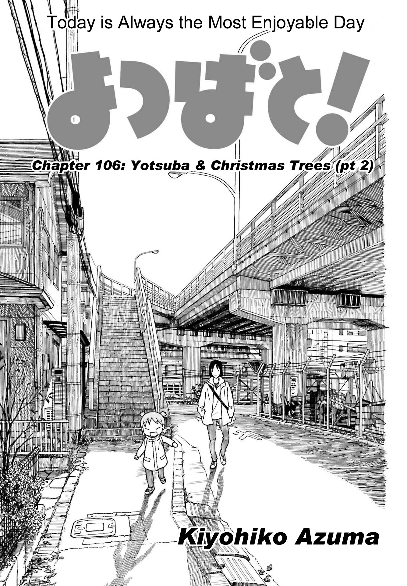 Yotsubato! Chapter 110 page 1 - Chapter 110: Yotsuba & Chritsmas Trees (part 2)
