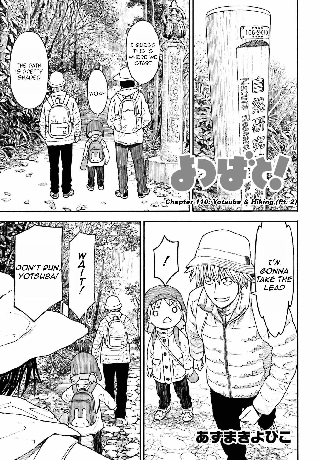 Yotsubato! Chapter 114 page 1 - Chapter 114: Yotsuba & Hiking (Pt. 2)