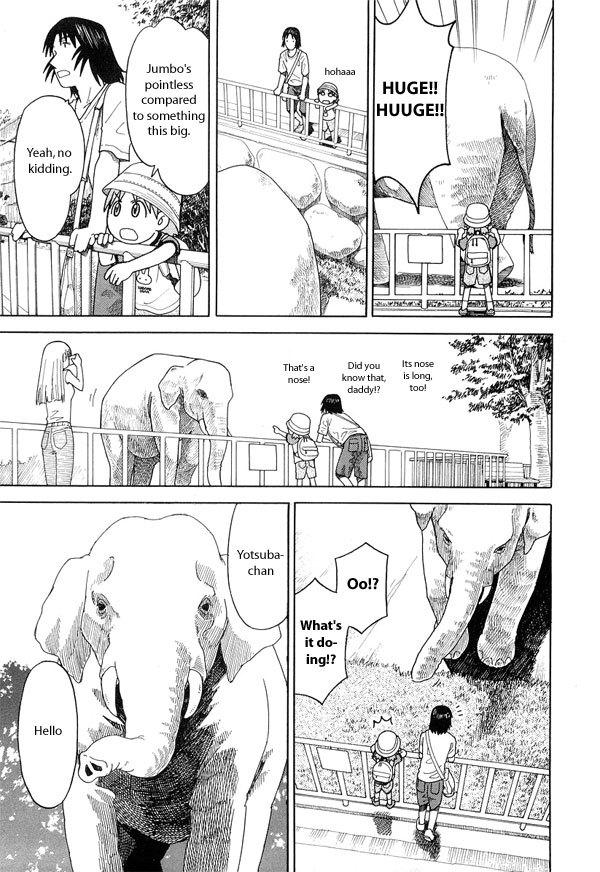 Yotsubato! Chapter 19 page 21 - Chapter 19: Yotsuba & the Elephant