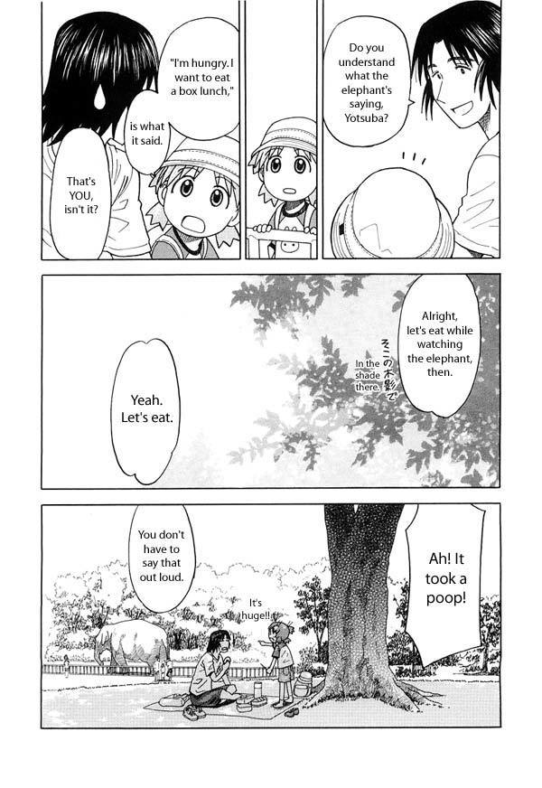 Yotsubato! Chapter 19 page 24 - Chapter 19: Yotsuba & the Elephant