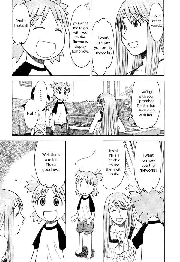 Yotsubato! Chapter 20 page 21 - Chapter 20: Yotsuba & the Fireworks Display?