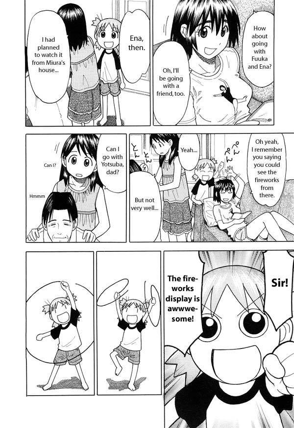 Yotsubato! Chapter 20 page 22 - Chapter 20: Yotsuba & the Fireworks Display?