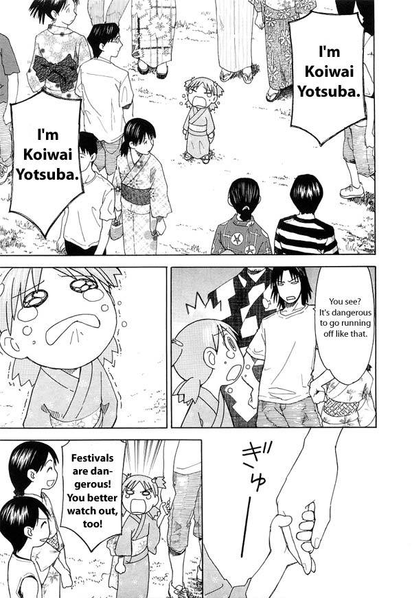 Yotsubato! Chapter 21 page 13 - Chapter 21: Yotsuba & the Fireworks Display!