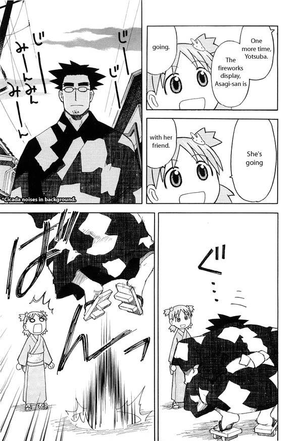 Yotsubato! Chapter 21 page 3 - Chapter 21: Yotsuba & the Fireworks Display!