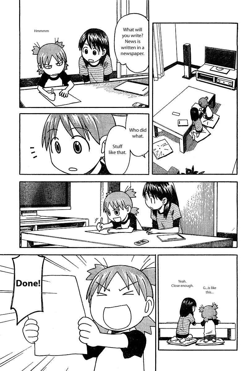 Yotsubato! Chapter 26 page 19 - Chapter 26: Yotsuba & the Newspaper