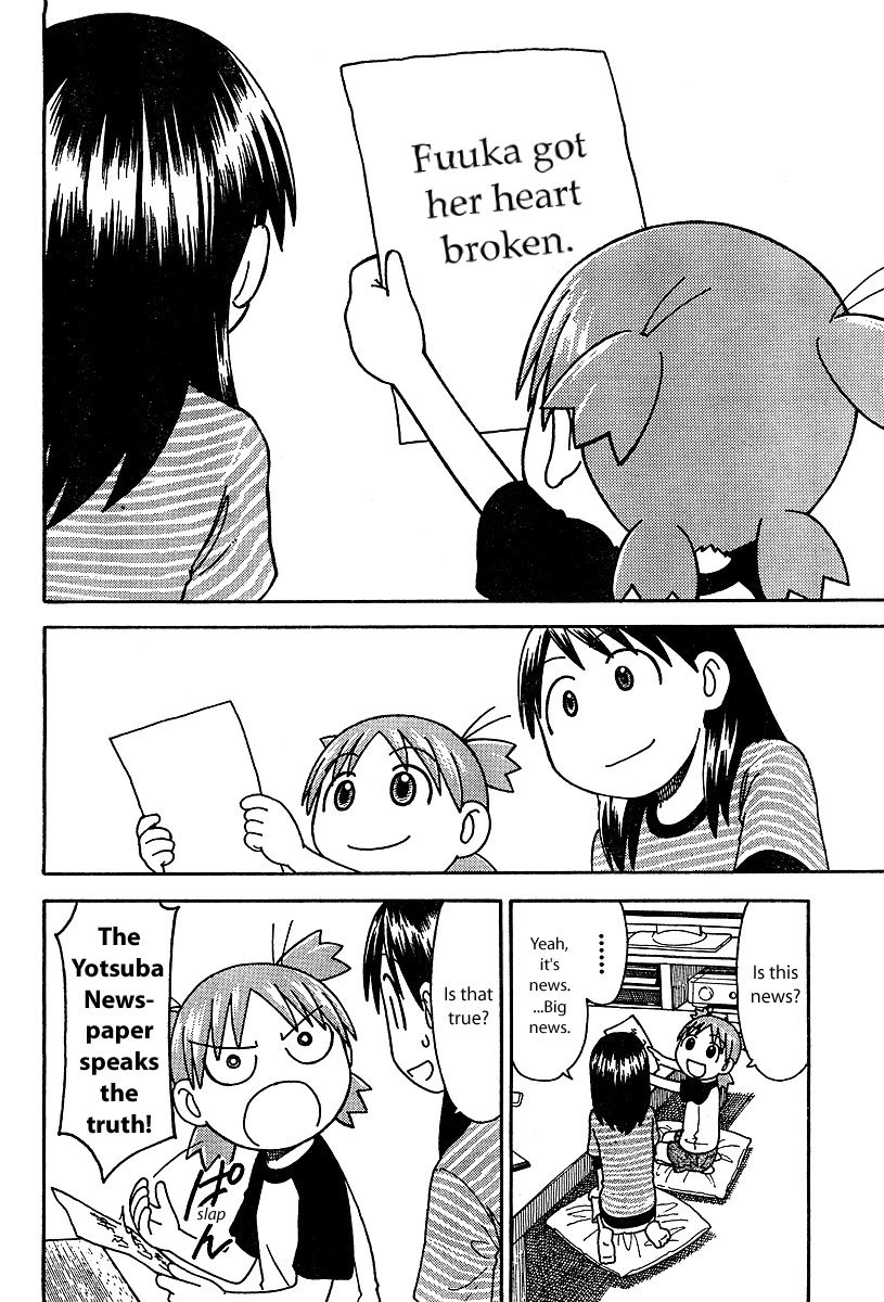 Yotsubato! Chapter 26 page 20 - Chapter 26: Yotsuba & the Newspaper