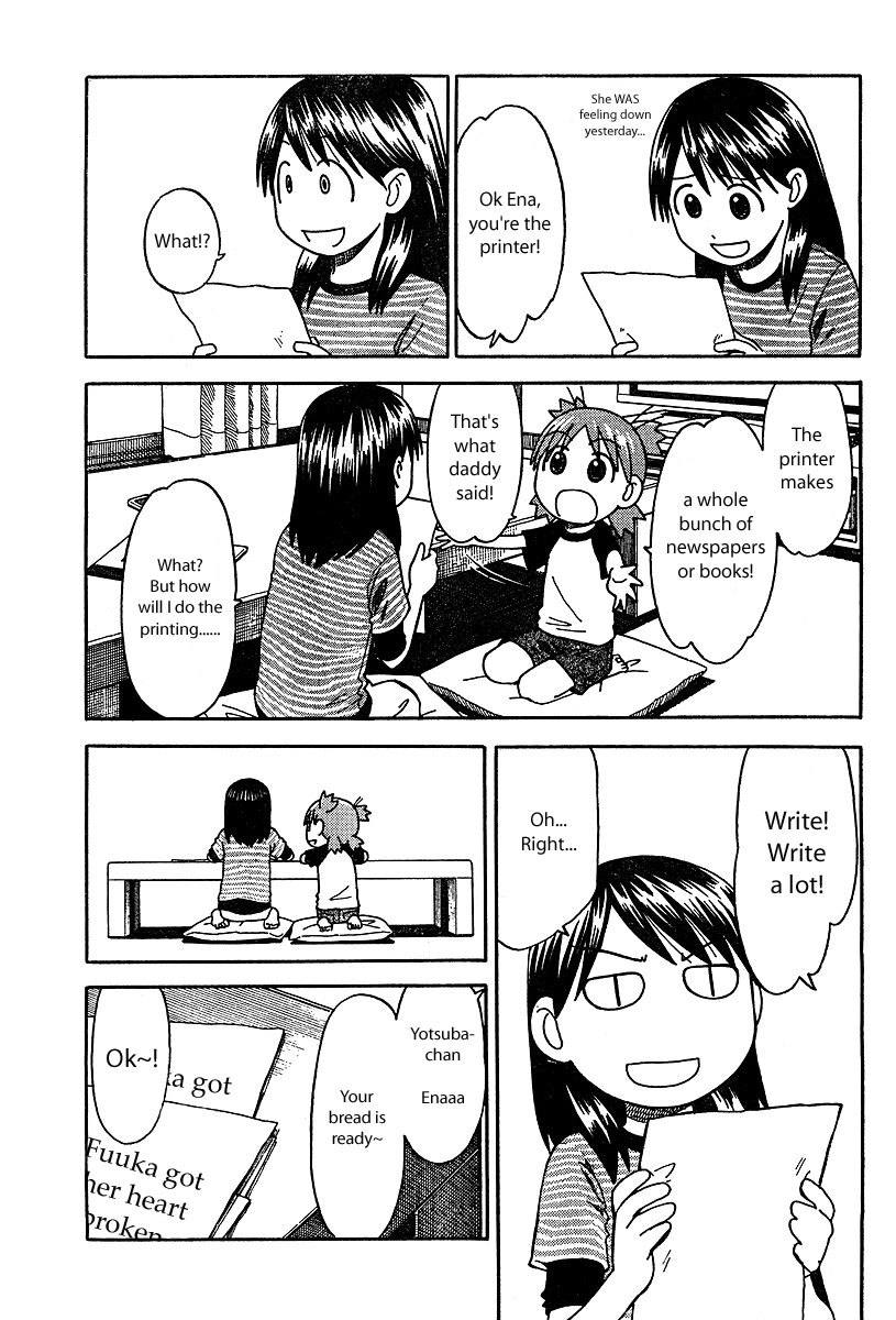 Yotsubato! Chapter 26 page 21 - Chapter 26: Yotsuba & the Newspaper