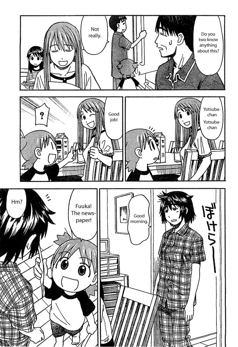 Yotsubato! Chapter 26 page 23 - Chapter 26: Yotsuba & the Newspaper