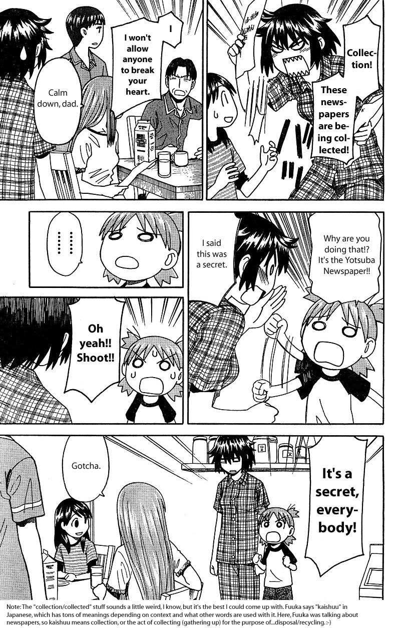Yotsubato! Chapter 26 page 25 - Chapter 26: Yotsuba & the Newspaper