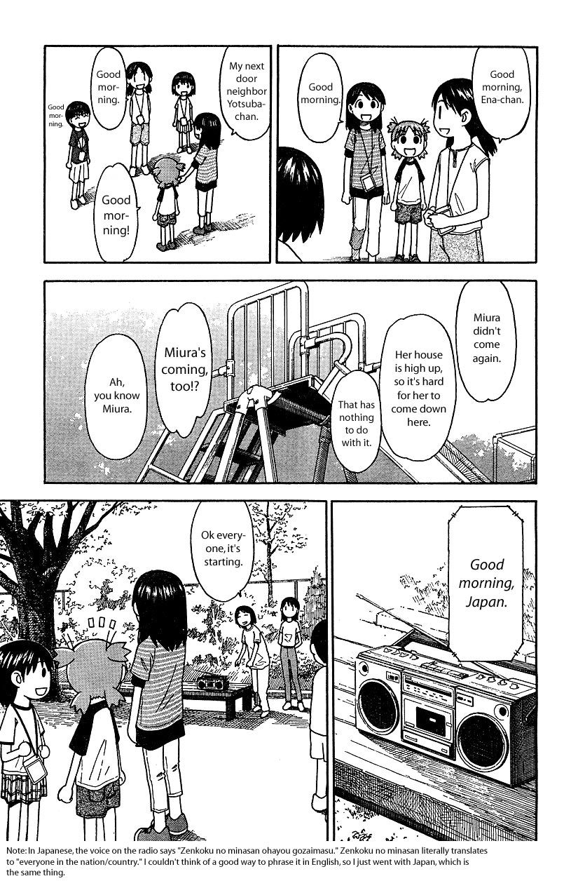 Yotsubato! Chapter 26 page 9 - Chapter 26: Yotsuba & the Newspaper