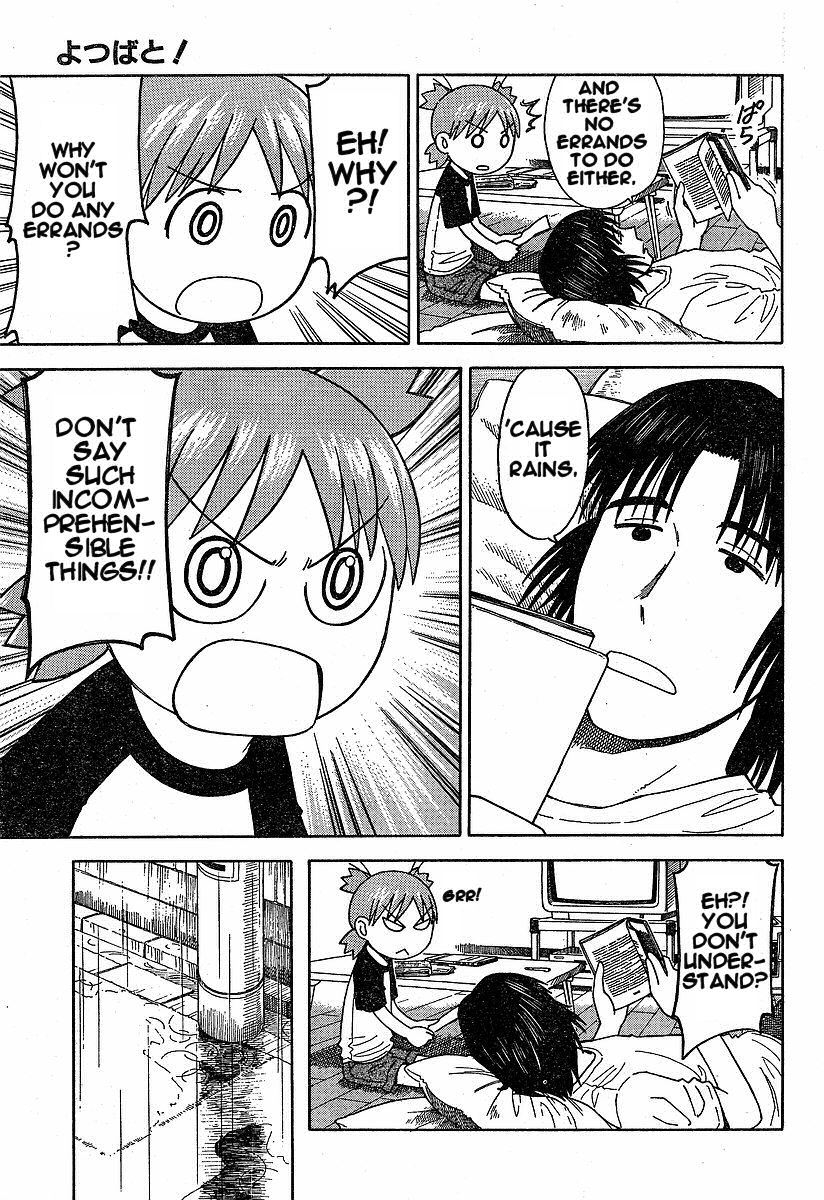 Yotsubato! Chapter 32 page 5 - Chapter 32: Yotsuba & the Rain