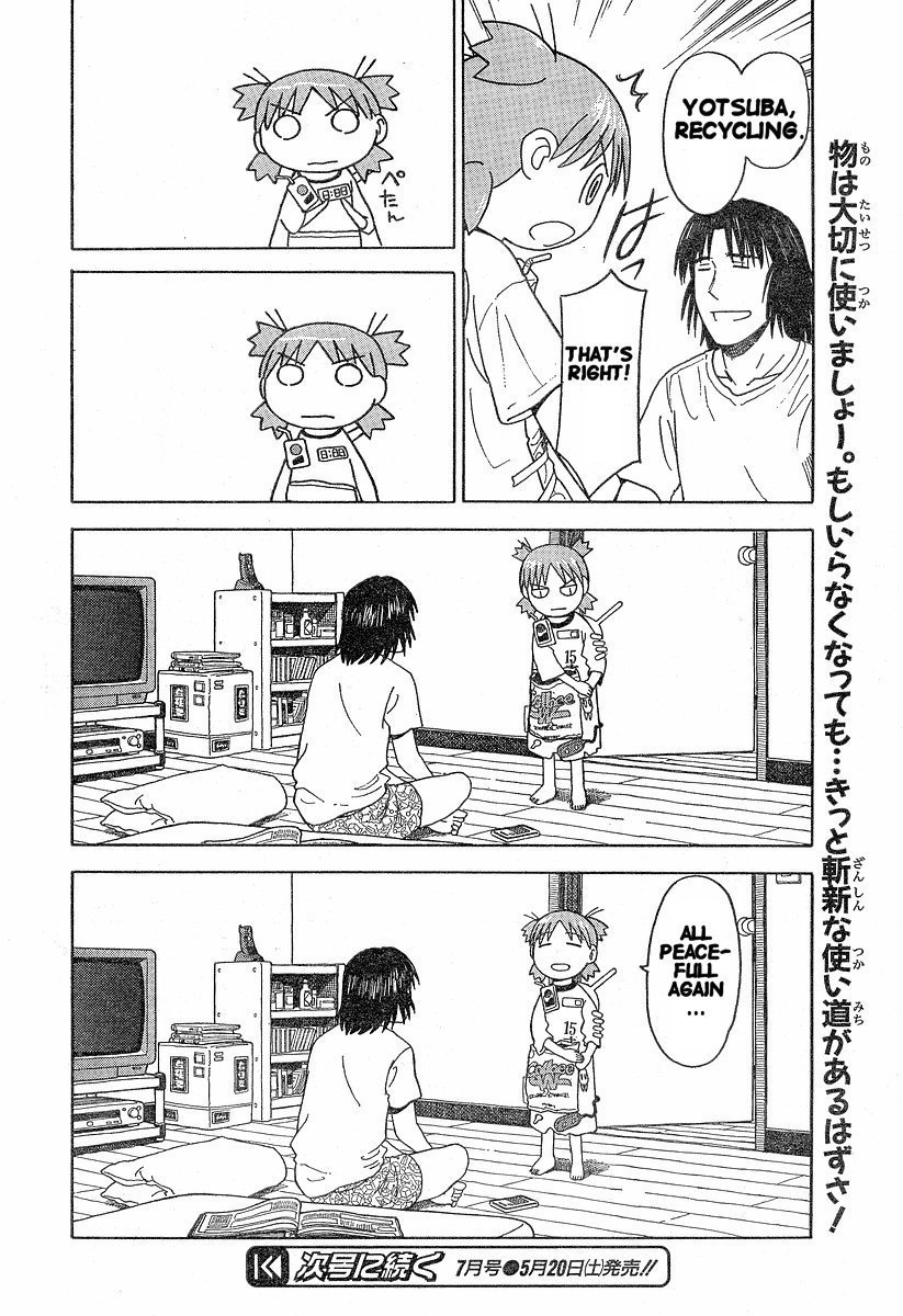 Yotsubato! Chapter 35 page 24 - Chapter 35: Yotsuba & Recycling