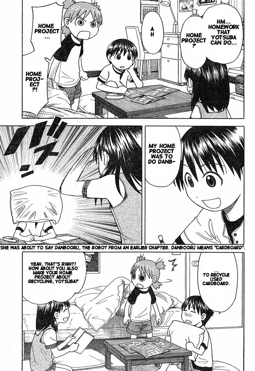Yotsubato! Chapter 35 page 9 - Chapter 35: Yotsuba & Recycling