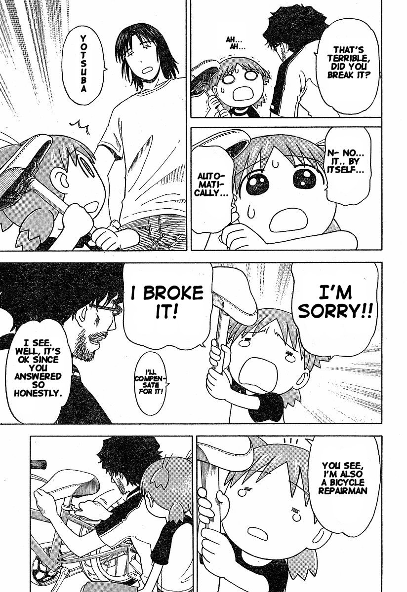 Yotsubato! Chapter 36 page 21 - Chapter 36: Yotsuba & the Bicycle