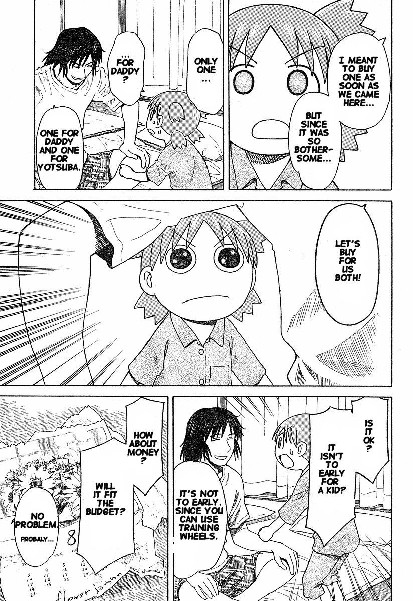 Yotsubato! Chapter 36 page 9 - Chapter 36: Yotsuba & the Bicycle