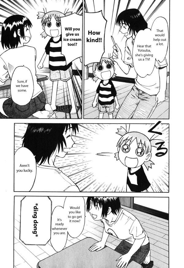Yotsubato! Chapter 4 page 11 - Chapter 4: Yotsuba & TV