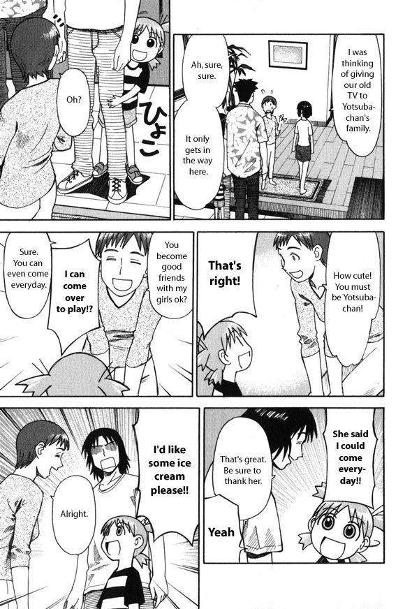 Yotsubato! Chapter 4 page 19 - Chapter 4: Yotsuba & TV